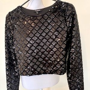 Express Sequence sweater. New!